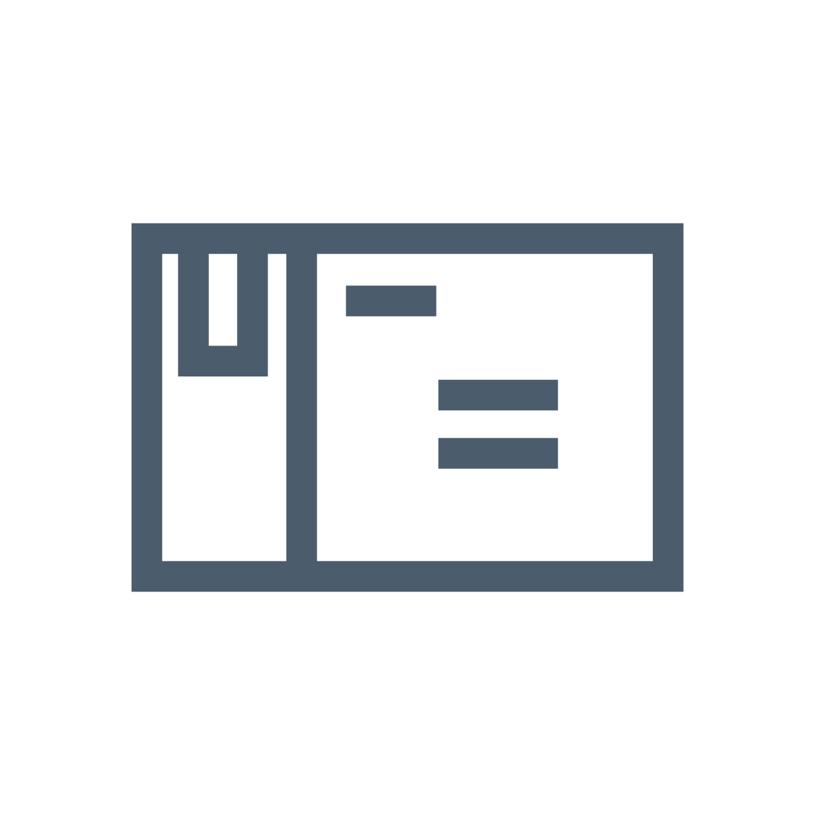 Icon Delivery Blue Grey