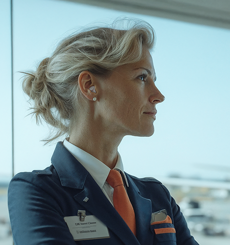 WORK Aviation Flight Attendant 460X490px